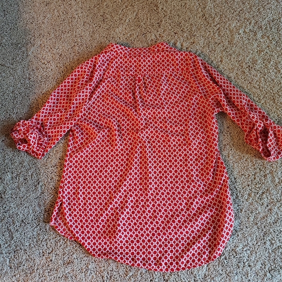 Tacera red and white dot shirt. - Picture 11 of 11